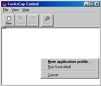 SocksCap control add program